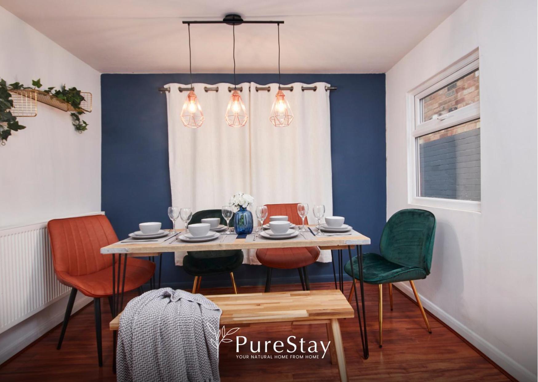 5 Bed House In Leamington Spa Perfect For Contractors With 7 Beds By Purestay - 14 Night Min! ภายนอก รูปภาพ